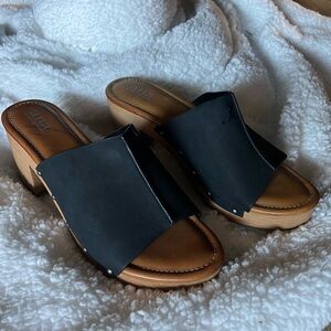 NWOT a.n.a. Slip in Sandals